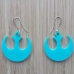 Laser Cut Acrylic Earrings Design Template DXF File