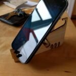 Laser Cut Multi-angle Phone Stand Free Vector