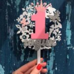 Laser Cut Eighteen Happy Birthday Cake Topper Free Vector