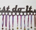 Laser Cut Medal Holder Just Do It Free Vector
