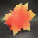 Laser Cut Maple Leaf Shape Box Planter Pen Holder Free Vector