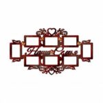 Family Frames For 8 Photos DXF File