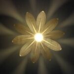 Flower Laser Lamp Free Vector