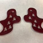 Laser Cut Squiggle Earrings SVG File