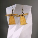 Laser Cut Baobab Earrings DXF File