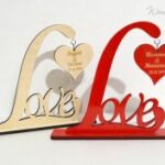 Laser Cut Love Heart Stand Template Free Vector