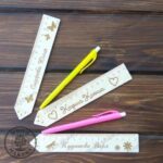 Laser Cut Pencil Shape Ruler Template Free Vector