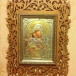 Laser Cut Wooden Orthodox Frame Free Vector