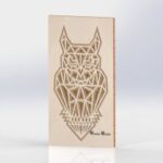 Laser Cut Owl Layered Art Free Vector