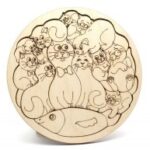 Laser Cut Wooden Animal Jigsaw Puzzle Games For Kids Free Vector