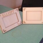 Laser Cut Photo Frame Horizontal Vertical Free Vector