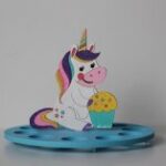 Laser Cut Easter Unicorn Egg Holder Free Vector