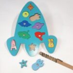 Laser Cut Shapes Puzzle Wooden Educational Toys For Kids Free Vector