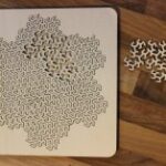 Laser Cut Fractal Puzzle SVG File