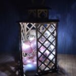 Laser Cut Wooden Christmas Lantern Free Vector