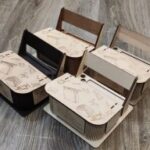 Laser Cut Desk Organizer For Teachers Free Vector