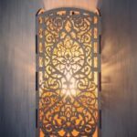 Laser Cut Carved Night Light Wall Light Lamp Free Vector