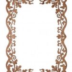 Laser Cut Decorative Frame Template Free Vector