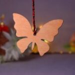 Laser Cut Butterfly Ornament Butterfly Craft Blank Decoration Free Vector