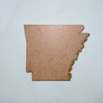 Laser Cut Unfinished Wooden Arkansas Cutout Free Vector