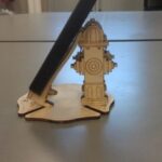 Laser Cut Phone Stand Free Vector