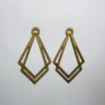 Laser Cut Wood Dangle Earrings Jewelry Free Vector