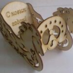 Laser Cut Santa Sleigh Template Free Vector