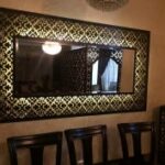 Large Decorative Framed Wall Mirror CNC Plans Laser router Free Vector
