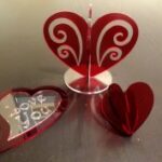 A Heart Decoration Laser Cut Free Vector