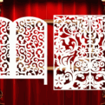 резная для свадьбы Free Vector