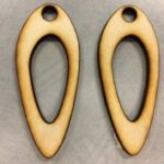 Laser Cut Rounded Hole Earrings