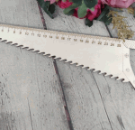 Laser Cut Carpenter Saw Shaped Ruler