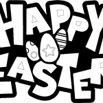 Happy Easter Sign dxf File