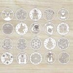 Laser Cut Christmas Ornaments Christmas Tree Toys Free Vector