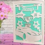 Lasercut Frame Free Vector