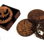 Laser Cut Halloween Coasters SVG File