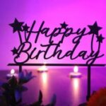 Laser Cut Stars Cake Topper Birthday Party Decor Free Vector