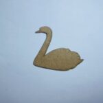 Laser Cut Unfinished Wood Swan Cutout Craft Free Vector