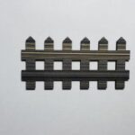 Laser Cut Picket Fence Wood Cutout Free Vector