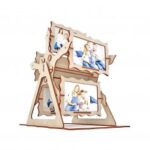 Laser Cut Ferris Wheel Picture Frame Free Vector