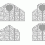 Laser Cut Wedding Screen Pattern Free Vector