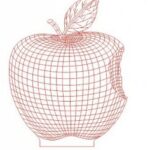 Apple 3D LED Night Light Free Vector