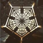 Dodecahedron Lamp 6mm Free Vector