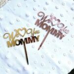 Laser Cut We Love You Mommy Cake Topper – Happy Mothers Day Cake Decorations