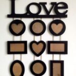 Laser Cut Love Photo Frame Couple Photo Collage