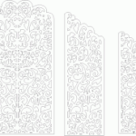 Wedding Screen Panel Free Vector