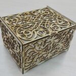 Laser Cut Wedding Card Box With Slot Free Vector