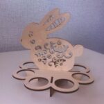 Laser Cut Easter Bunny Free Vector