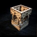 Tree Lamp Layout Laser Cut PDF File