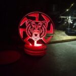 Laser Cut Acrylic Night Light 3mm Free Vector